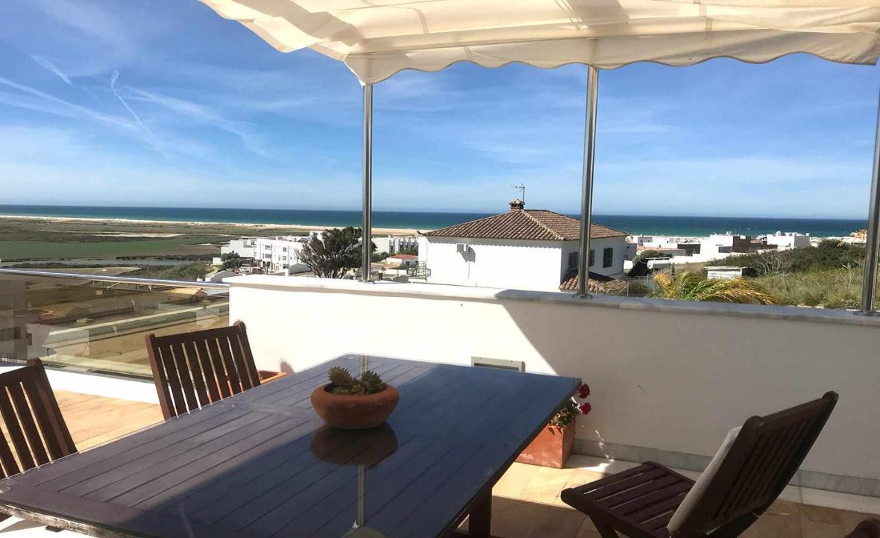 Marina 1 Atico de Lujo independiente Vistas al mar Piscina Conil De La Frontera Exterior foto