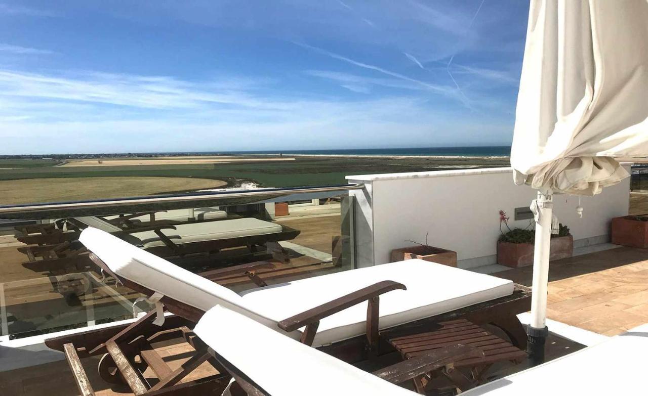 Marina 1 Atico de Lujo independiente Vistas al mar Piscina Conil De La Frontera Exterior foto